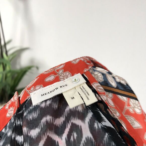 Anthropologie Meadow Rue Annora Crochet Halter Tank Top Semi Sheer Blouse Size M - Picture 8 of 11